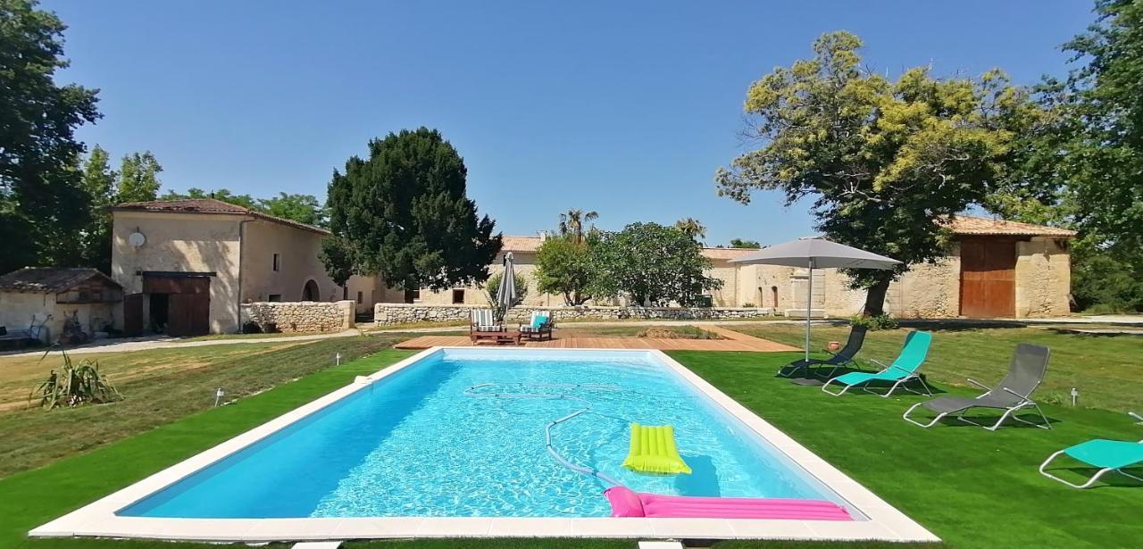 Domaine De Gaia, Piscine, Petanque, Ping Pong, Proche Saint-Emilion Bed & Breakfast Guillac  Bagian luar foto