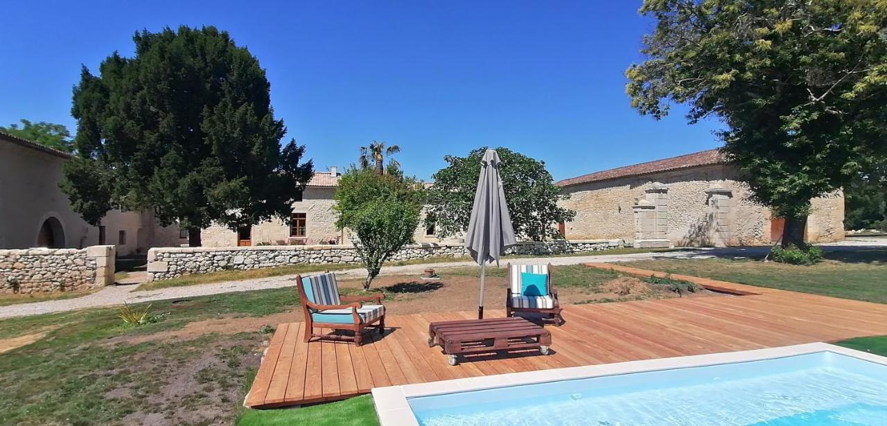 Domaine De Gaia, Piscine, Petanque, Ping Pong, Proche Saint-Emilion Bed & Breakfast Guillac  Bagian luar foto